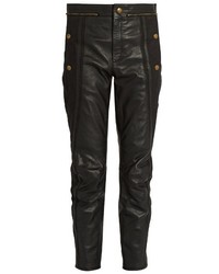 Chloé Chlo Cropped Leather Trousers