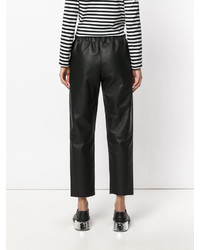 Drome Cropped Leather Trousers
