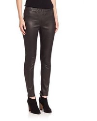 Eileen Fisher Leather Ankle Pants