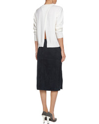 Iris and Ink Annabelle Stretch Leather Pencil Skirt