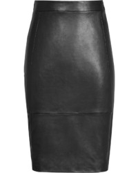 Reiss Avril Leather Panel Skirt