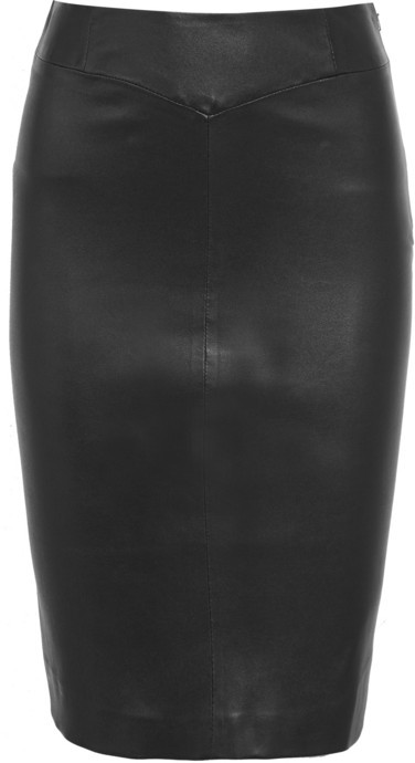 Joseph claire on sale leather pencil skirt