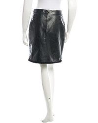 Chanel Classic Mini Leather Skirt