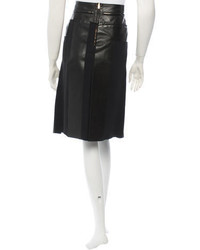 Celine Cline Leather Skirt W Tags