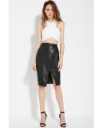 Forever 21 Contemporary Faux Leather Skirt
