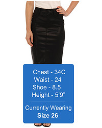 Blank NYC Faithful Pencil Vegan Leather Skirt In Pussy Cat
