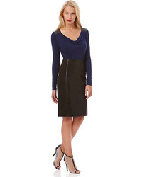 Laundry by Shelli Segal Faux Leather Pencil Skirt