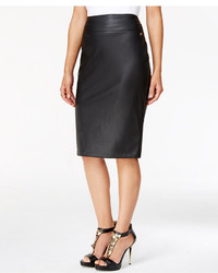 Thalia Sodi Faux Leather Pencil Skirt Only At Macys