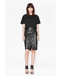 French Connection Cali Leather Pencil Skirt