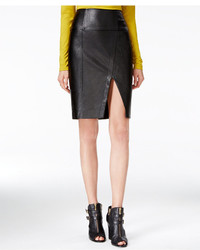 GUESS Jagger Faux Leather Pencil Skirt