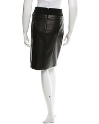 Kaufman Franco Kaufmanfranco Leather Skirt W Tags