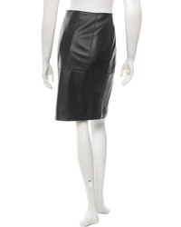 The Row Leather Knee High Skirt W Tags