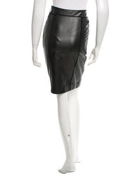 J. Mendel Leather Pencil Skirt