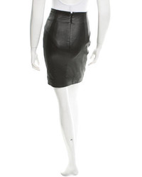 Prada Leather Pencil Skirt
