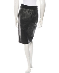 A.L.C. Leather Pencil Skirt