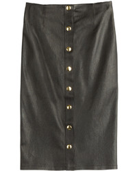 Fausto Puglisi Leather Pencil Skirt