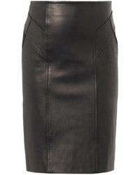 Diane von Furstenberg Leather Pencil Skirt