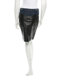 D&G Leather Skirt