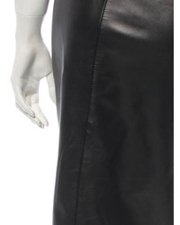 Jil Sander Leather Skirt