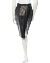 Dolce & Gabbana Leather Skirt