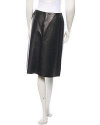 Chanel Leather Skirt