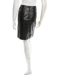 Prada Leather Skirt