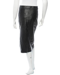 Helmut Lang Leather Skirt