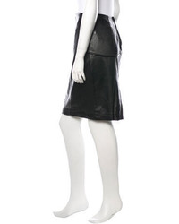 Alexander McQueen Leather Skirt