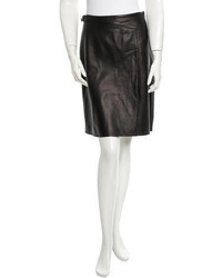 Piazza Sempione Leather Skirt