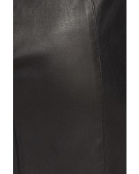 Burberry London Leather Pencil Skirt