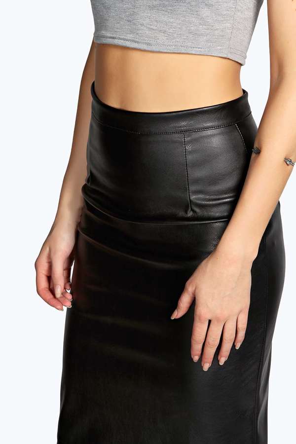 Boohoo Marisa Faux Leather Pencil Skirt 20 Boohoo Lookastic