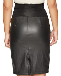 A Pea in the Pod Maternity Faux Leather Pencil Skirt
