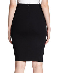 McQ by Alexander McQueen Mcq Alexander Mcqueen New Contour Faux Leather Front Pencil Skirt