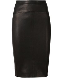 Narciso Rodriguez Leather Pencil Skirt