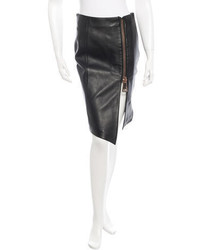 Thomas Wylde Paneled Leather Skirt W Tags