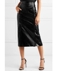 Givenchy Patent Leather Midi Skirt