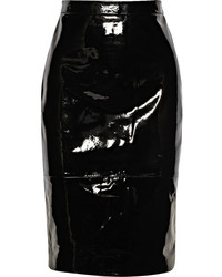 Givenchy Pencil Skirt In Black Patent Leather Fr36