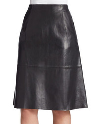 French Connection Rocker Leather Pencil Skirt