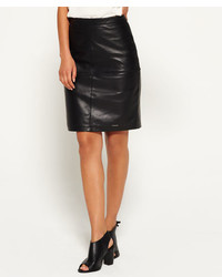 Superdry Selka Leather Pencil Skirt