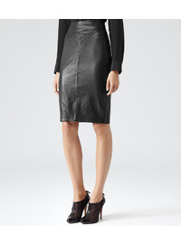 Reiss Shannon Leather Pencil Skirt