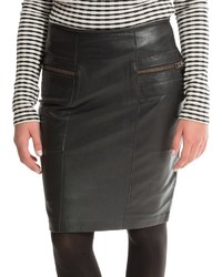 Stetson Soft Lamb Leather Pencil Skirt