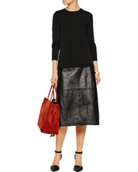Theory Sold Out Ildiko Leather Skirt