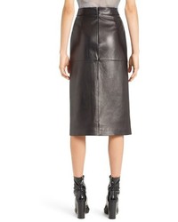 Valentino Studded Lambskin Leather Skirt
