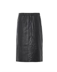 Theory Teeka Leather Pencil Skirt