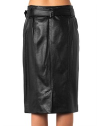 Jason Wu Zip Front Leather Pencil Skirt