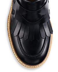 See by Chloe Brekka Leather Wedge Loafers