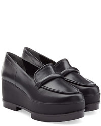 Robert Clergerie Leather Platform Loafers