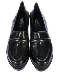 Robert Clergerie Leather Platform Loafers W Tags