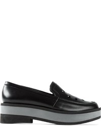 Robert Clergerie Perforated Platform Loafers