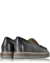 See by Chloe See By Chlo Black Leather Platform Loafer